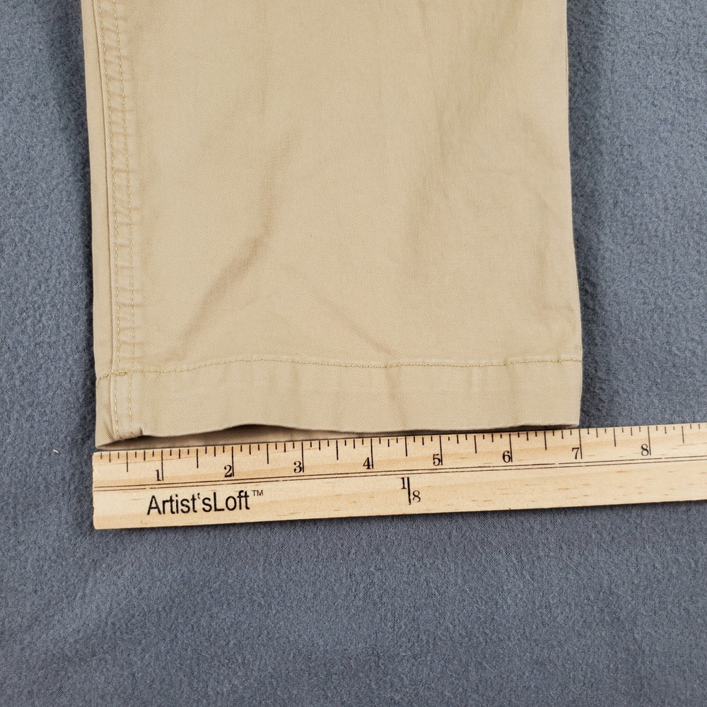 Polo Ralph Lauren Mens XL Stretch Classic Fit Tan Elastic Waist Chino Pants Flaw - Picture 7 of 10